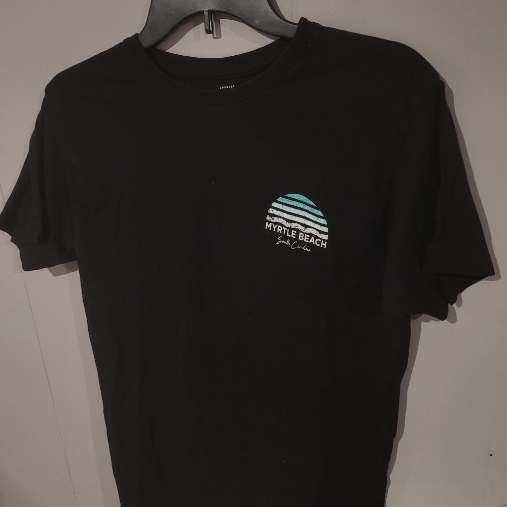 Black Myrtle Beach Graphic Tee